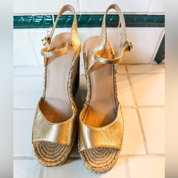 Kate Spade Dallas Cactus Wedges Espadrille Sandals size 10 - Picture 3 of 10